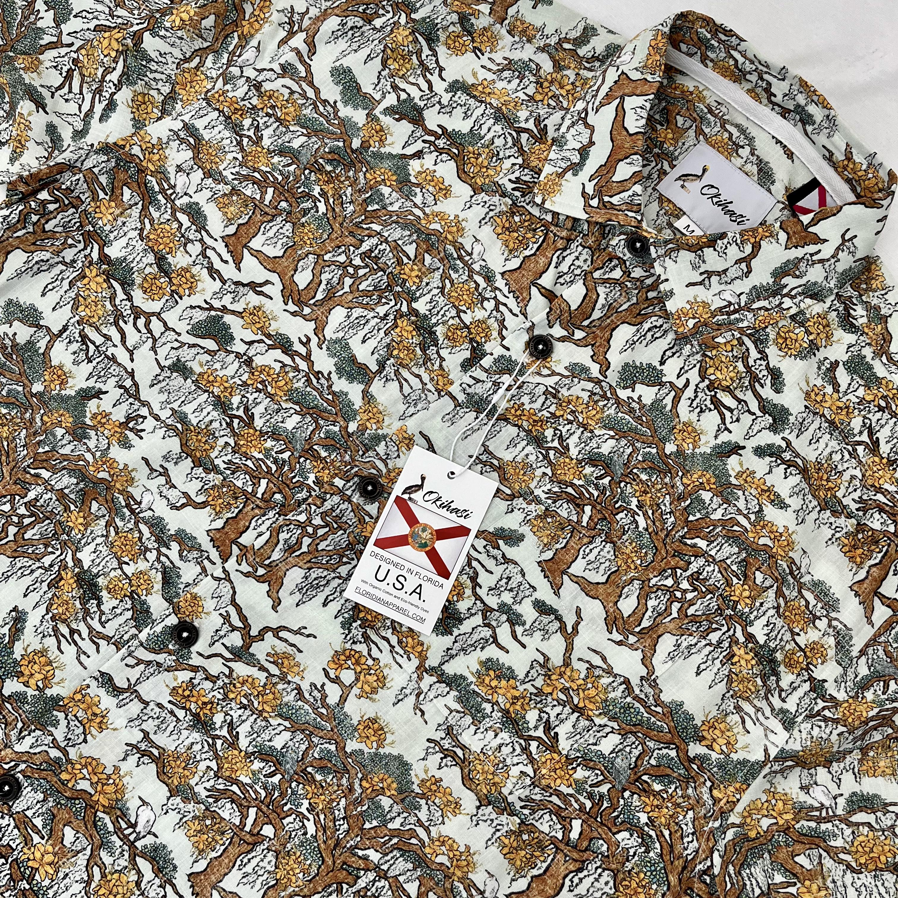 An image of the Southern Live Oak Floridian Shirt by Okihasi.
